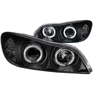 ANZO 2000-2004 Infiniti I30 Projector Headlights w/ Halo Black