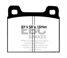 Load image into Gallery viewer, EBC 64-69 Porsche 911 2.0 (M Caliper) (Solid front rotor) Redstuff Front Brake Pads