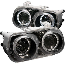 Load image into Gallery viewer, ANZO 1994-1997 Acura Integra Projector Headlights w/ Halo Black