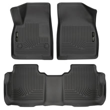 Load image into Gallery viewer, Husky Liners Weatherbeater 2017 Cadillac XT5 / 2017 GMC Acadia Front &amp; 2nd Seat Floor Liners - Black