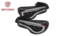 Load image into Gallery viewer, Spyder Scion FRS 12-14/Subaru BRZ 12-14 Light Bar LED Tail Lights Black ALT-YD-SFRS12-LBLED-BK